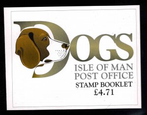 ISLE OF MAN  Scott 722a Prestige Dog  booklet