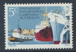 Australia  SC# 460  Ports & Harbours  1969   SG 438  Used  as per scan 