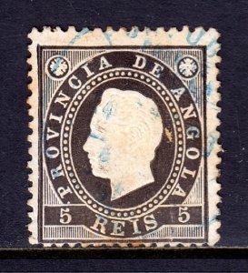 Angola - Scott #16 - Used - Scuff/thin, toning at bottom - SCV $6.50