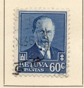 Lithuania 1934 Early Issue Fine Used 60c. 232070