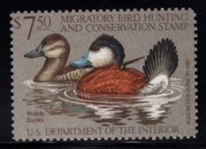 RW-48, Federal Duck Stamp, Mint NH OG, Face $7.50