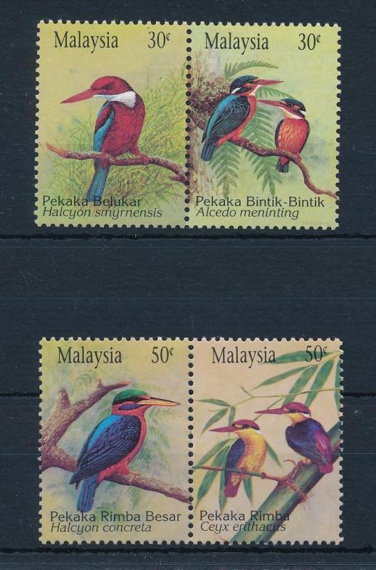 [52217] Malaysia 1993 Birds Vögel Oiseaux Ucelli  MNH