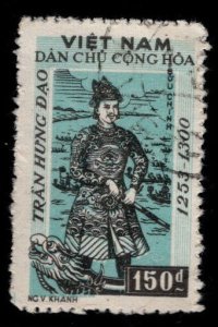 North Viet Nam Scott 82 Used Tran Hung Dao stamp typical Cancel