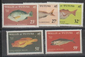 Wallis and Futuna Island 256-60 Mint Never Hinged