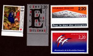 France # 2139-2141,B592 Mint!