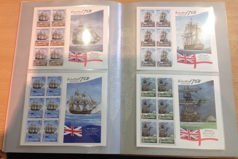 GIBRALTAR  2008 SPECIAL 24 PAGE BOOKLET OF STAMPS FOR 250th ANNIVERSARY NELSON.. 