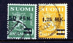 Finland 195-196 Used