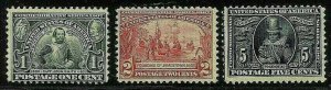 [M41]   US #328-330 Mint-LH OG 1907 JAMESTOWN Expo Set of 3...FREE SHIPPING!!!