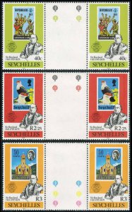 Seychelles Scott 434-436 Mint never hinged.