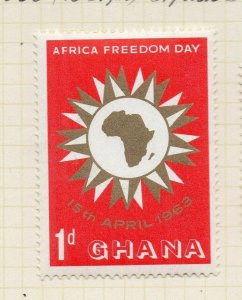 Ghana 1963 Early Issue Fine Mint Hinged 1d. NW-167922