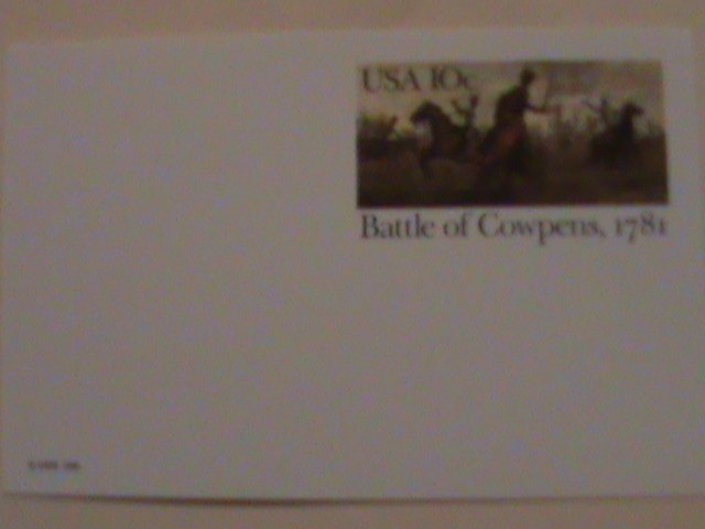 ​UNITED STATES-1980- BATTLE OF COWPENS,1781-MNH POST CARD-VERY FINE