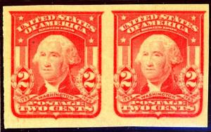 U.S. #320 MINT VF OG HR Pair 