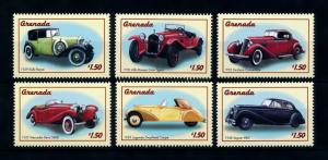 [75830] Grenada 2000 Classic Cars Rolls Royce Alfa Romeo Mercedes Jaguar  MNH