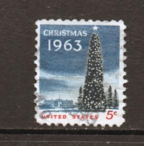 Scott # 1240 used 1963 Christmas Issue
