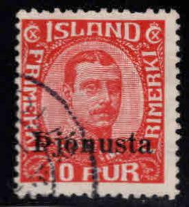 Iceland Scott o71 Official stamp