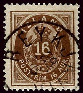 Iceland SC#12 Used VF $57.50..!!