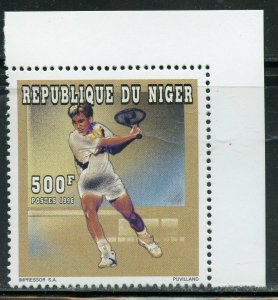 NIGER MALE TENNS PLAYER STAMP MINT NH