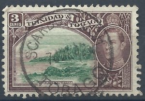 Trinidad & Tobago 1941 - 3c George VI - SG248a used