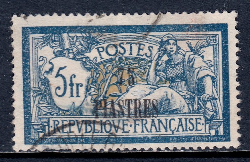 France (Offices in Turkey) - Scott #49 - Used - See description - SCV $7.50