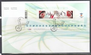 Canada Scott 2373 FDC - Celebrating The Olympic Spirit