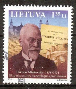 Lithuania 2012 Medicine Diabetes Oskaras Minkovskis Used /CTO