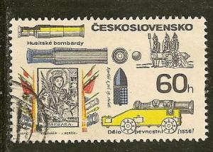 Czechoslovakia  Scott  1693   Cannon   Used