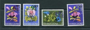 Sierra Leone Flowers Overprint Churchill and Margai MNH 10646