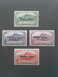 Reunion 191,192,194,196 F-VF MH. Scott $ 4.00