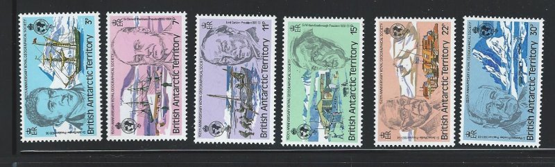 British Antarctic Territory mnh S.C.# 76 - 81