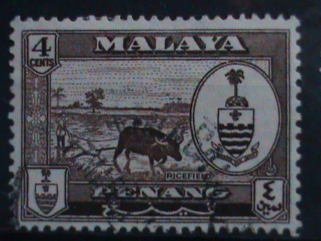 ​MALAYSIA STAMPS: 1961 SC#86 -VERY OLD USED SETS STAMP. VERY RARE