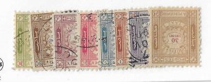 French Morocco  Ceres #26-33   local post (1897)   OG/used  FVF