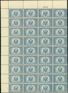 USA #CE1 Airmail Special Delivery 16c Postage Block of 36 Stamps 1934 Mint NH OG