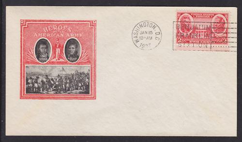 US Sc 786 FDC. 1937 2c The Heritage, Ioor Cachet VF