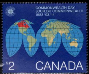 Canada Scott 977 MNH** Commonwealth Day Great Map stamp