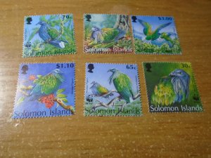 Solomon Islands   #  761-66   MNH