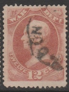 U.S. Scott #O89 Clay - War Dept. - Official Stamp - Used Single