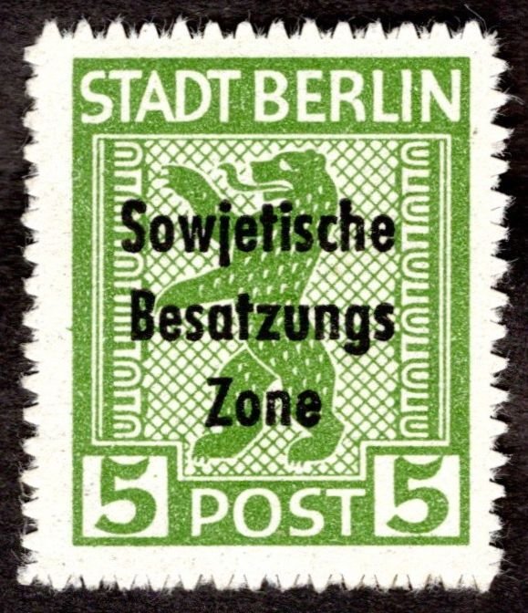 1948, Germany, 5pf, MNH, Sc 10N22a