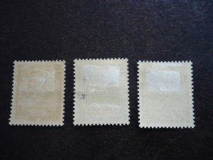 Stamps - Guadeloupe - Scott# J38-J40 - Mint Hinged Part Set of 3 Stamps