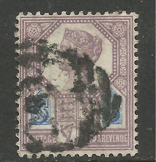 GB 1888 QV 5d Purple/Blue DIE 2 Jubilee SG 207a ( 694 )