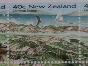 ​NEW ZEALAND-1996 SC#1344a  NEWZEALAND SEASHORE-CONTINUOUS STAMPS MINT FDC VF