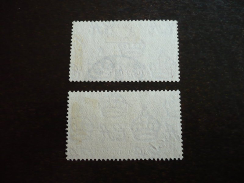 Stamps - Montserrat - Scott# 89-90 - Used Part Set of 2 Stamps