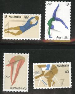 AUSTRALIA Scott 637-640 MNH** Olympic set