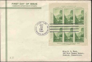 United States First Day Covers #751-26, 1934 1c Trans-Mississippi Phil. Expos...