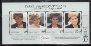 Niuafo'ou (Tonga) 201 Princess Diana Mint NH