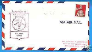 J1486  DELTA - FORT WAYNE, IND. - 1968 JET AIRMAIL FIRST FLIGHT COVER.