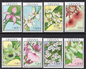 Ghana 1229-1236 Orchids MNH VF