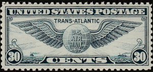 # C24 MINT NEVER HINGED ( MNH ) WINGED GLOBE