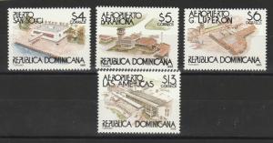 DOMINICAN REPUBLIC #1191-4 MINT