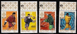 Bhutan 1968 Mexico Olympic Games Scott 97-97G  (8) Sports Topical VF/NH/(**)