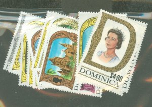 Dominica #268-86 Unused Single (Complete Set)